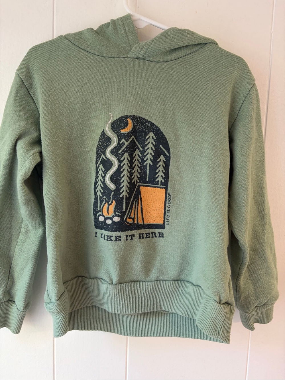 Life is good hoodie xs 3-4T
